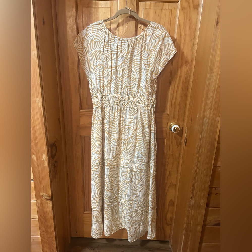 Rachel Zoe Cream and Tan Maxi Dress, no tags but never worn - Picture 5 of 7